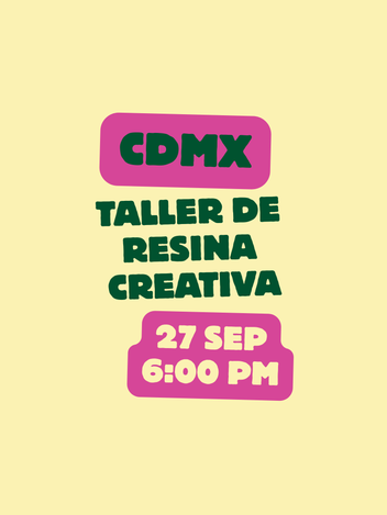 Taller de Resina Cristal en Ciudad de México