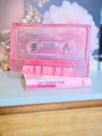 Figura Cassette Resina Transparente
