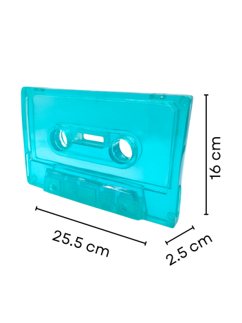 Figura Cassette Resina Transparente