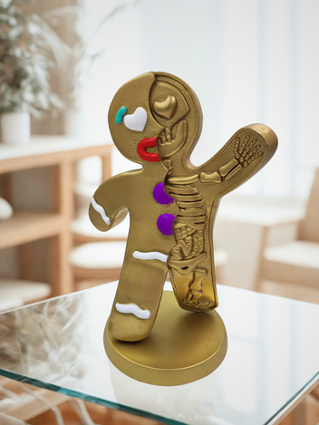 Escultura Cookieman De Resina