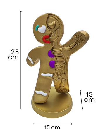 Escultura Cookieman De Resina