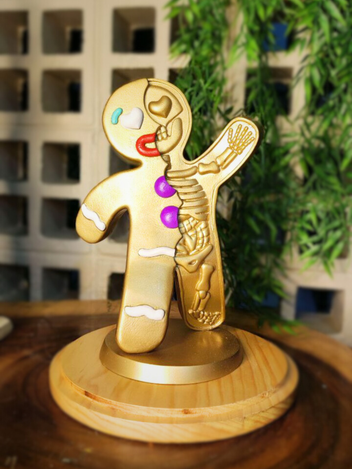 Escultura Cookieman De Resina
