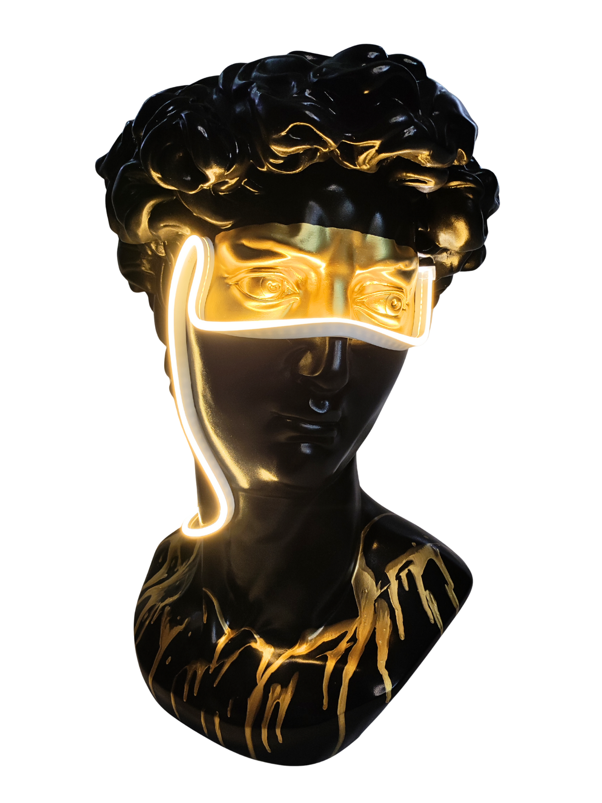 Lámpara Busto David LED Rosa
