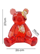 Escultura Gummy En Resina Transparente Y Cuarzos Naturales