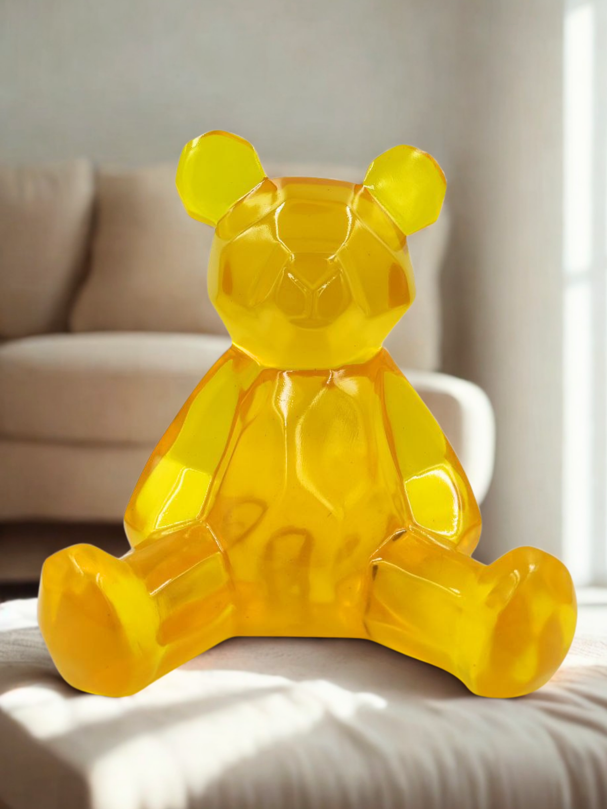 Escultura Gummy En Resina Transparente