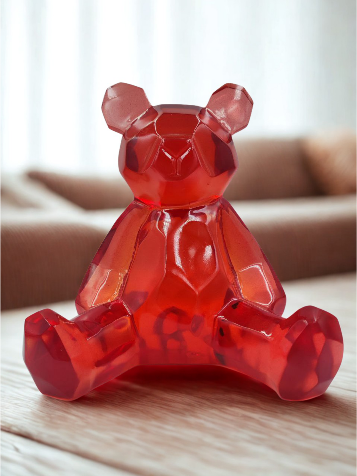 Escultura Gummy En Resina Transparente