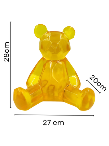 Escultura Gummy En Resina Transparente