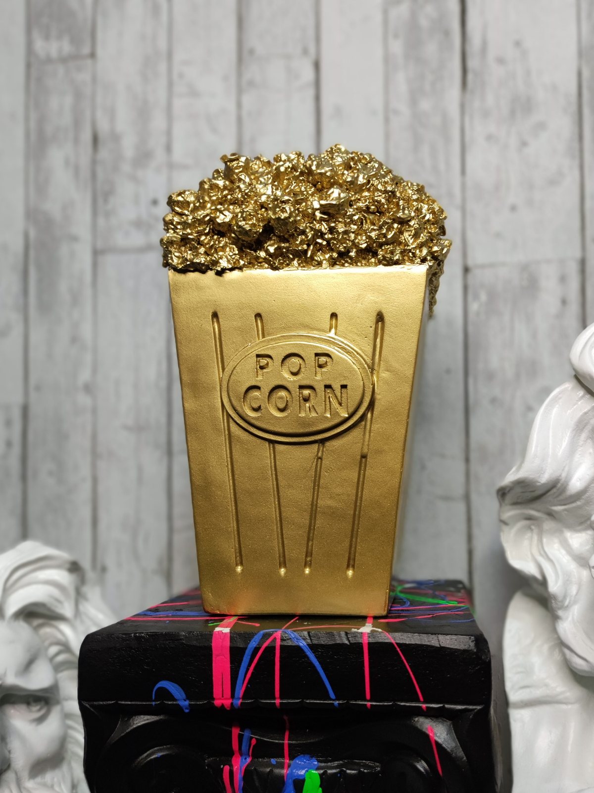 Escultura De Pop Corn Resina